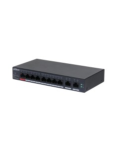 DAHUA CS4010-8GT-110 - Switch 10 portowy, zarządzalny z chmury, 8x port PoE 1000Mbps, 2x uplink 1000Mpbs