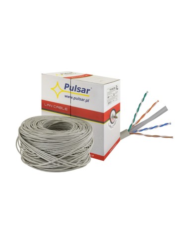 PULSAR PU-NC206 - Skrętka komputerowa, U/UTP, cat 6, 23AWG, Cu, Eca, 305m (wewnętrzna)