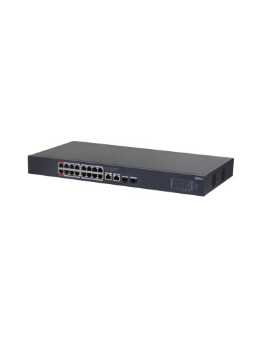 DAHUA CS4220-16GT-240 - Switch gigabitowy PoE 16-port + 2 RJ45 + 2 SFP