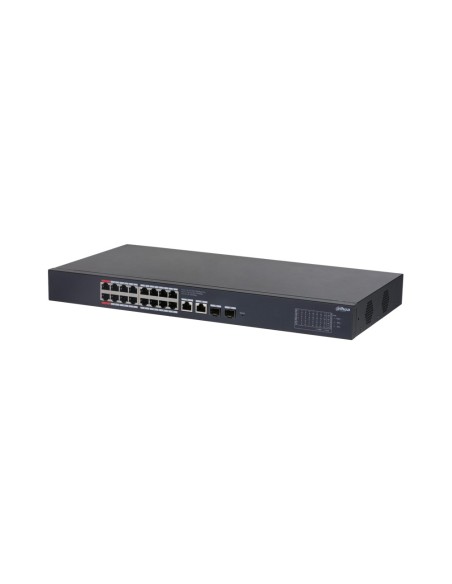 DAHUA CS4220-16GT-240 - Switch gigabitowy PoE 16-port + 2 RJ45 + 2 SFP