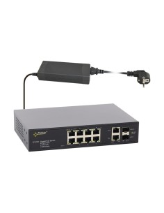 PULSAR SFG108 - Switch PoE 12-portowy SFG108 do 8 kamer IP