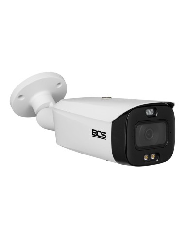 BCS-L-TIP58FCR3L3-Ai1(3) - Kamera IP tulejowa, NightColor, 8MP, 2.8mm, IR, białe światło, zew. IP67