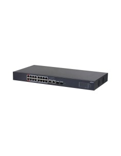 DAHUA CS4220-16GT-135 - Switch 20-portowy zarządzany z chmury, 2x PoE 90W, 14x PoE 30W, 2x RJ45 1000Mbps, 2x SFP 1000Mbps
