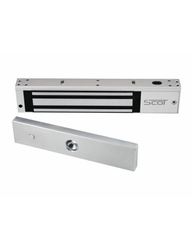 SCOT EL-600TSL2 - Zwora elektromagnetyczna 280kg z sygnalizacją i zwłoką czasową