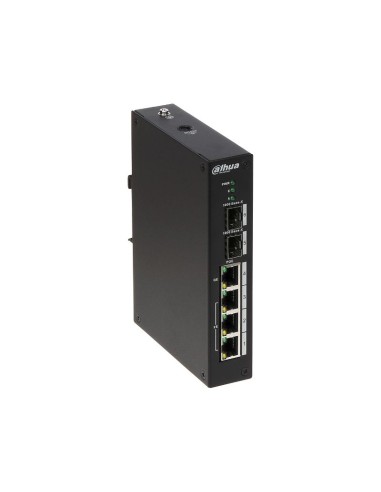 DAHUA PFS3206-4P-96 - Switch PoE 6-portowy, zarządzalny, 2*1000 Base-X 1*10/100/1000 Base-T(Hi-PoE/PoE+/PoE) (SFP) 3*10/100 Base