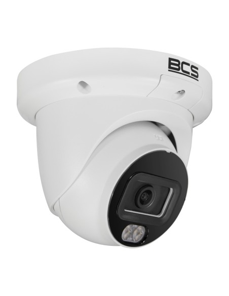 BCS-L-EIP26FCR3L3-AI1 - Kamera IP kopułowa, 6MP, 2.8mm, IR, białe światło, zew. IP67