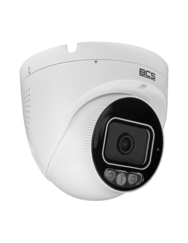 BCS-P-EIP25FSR3L3-Ai2(2) - Kamera IP kopułowa, 5MP, 2.8mm, IR, biale swiatlo, zew. IP67