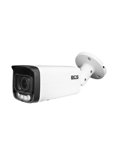 BCS-L-TIP48VCR6L6-Ai1 - Kamera IP tulejowa, 8MP, 2.7-13.5mm, IR, białe światło, zew. IP67