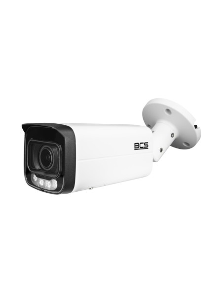 BCS-L-TIP48VCR6L6-Ai1 - Kamera IP tulejowa, 8MP, 2.7-13.5mm, IR, białe światło, zew. IP67