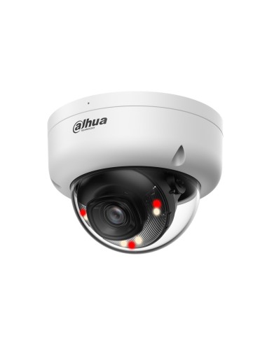 DAHUA IPC-HDBW1239E1-A-IL-0280B-S6 - Kamera IP kopułowa, 2MP, 2.8mm, IR, białe światło, zew. IP67, IK10