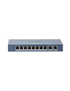 HIKVISION DS-3E0310HP-E(C) - Switch PoE 10-portowy, 2x port HiPoE 90W, 6x port PoE 30W, 2x port RJ-45 Gigabit