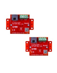 ATTE ETH10-2wire-A-SET - Zestaw do transmisji LAN 10Mbos + PoE po 2 żyłach