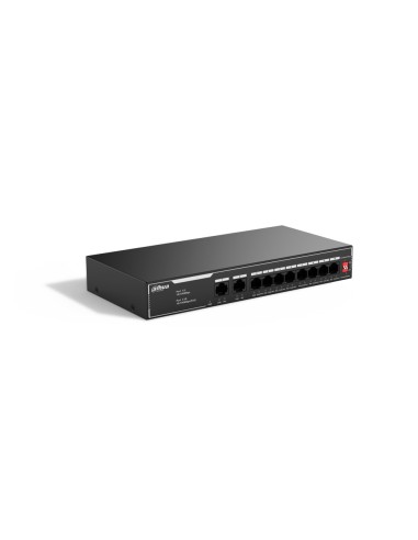 DAHUA SF1010LP - Switch PoE 10-portowy, 8x PoE 100Mbps, 2x RJ-45 100Mbps