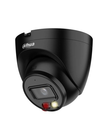 DAHUA IPC-HDW1439V-A-IL-0280B-BLACK - Kamera IP kopułowa, 4MP, 2.8mm, IR, białe światło, zew. IP67