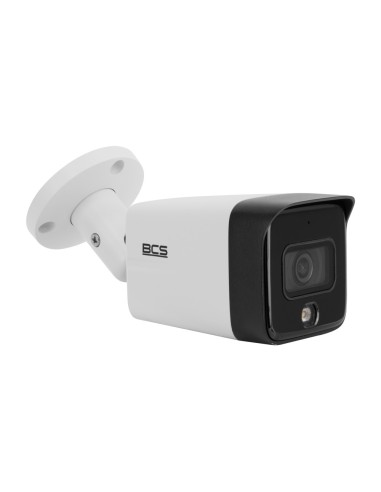 BCS-L-TIP18FCR3L3 - Kamera IP tubowa, NightColor, 8MP, 2.8mm, IR, białe światło, zew. IP67