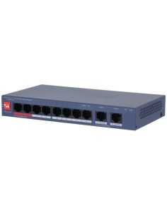 DAHUA CS4010-8ET2GT-110 - Switch PoE 10-portowy, zarządzalny z chmury, 8xPoE 100Mbps, 2x