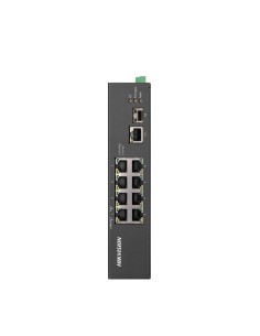 HIKVISION DS-3T0310HP-E/HS - Switch PoE 8-portowy,  6x PoE, 2x Hi-PoE, 1x RJ45, 1x SFP