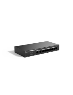 DAHUA SG1010LP Switch niezarządzalny, gigabitowy, 10-portowy, 8x RJ45 10/100/1000Mbps PoE, 2x RJ45 UpLink 10/100/1000Mbps, Moc 6