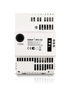 SATEL APS-412 - Zasilacz buforowy, impulsowy 12 V DC / 4 A do ekspanderów (obudowa plastikowa - modułowa)
