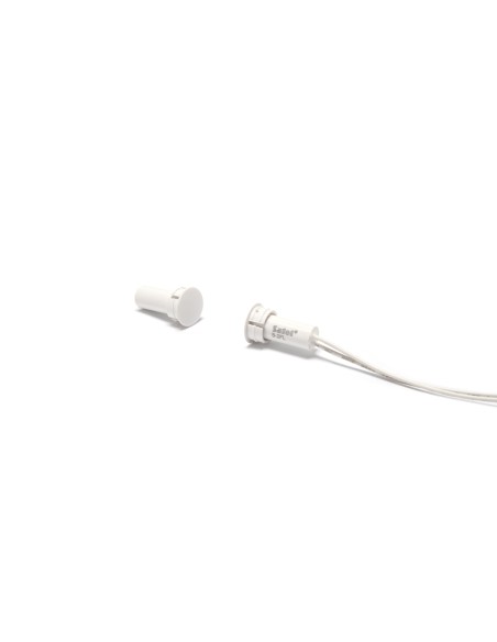 SATEL B-2FL - Czujka magnetyczna wpuszczana (biała, średnica obudowy 12,7 mm)