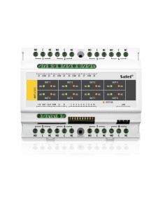 SATEL INT-IORS - Ekspander 8 wejść i 8 wyjść przekaźnikowych (obudowa plastikowa - modułowa)