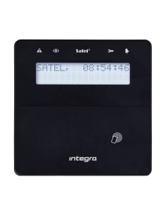SATEL INT-KLFR-B - Manipulator LCD z czytnikiem zbliżeniowym (typ obudowy F, czarny, GRADE 3)