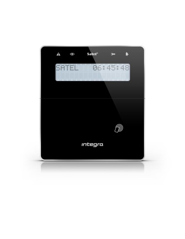 SATEL INT-KWRL2-B - Bezprzewodowy manipulator LCD z czytnikiem zbliżeniowym (typ obudowy F, czarny)