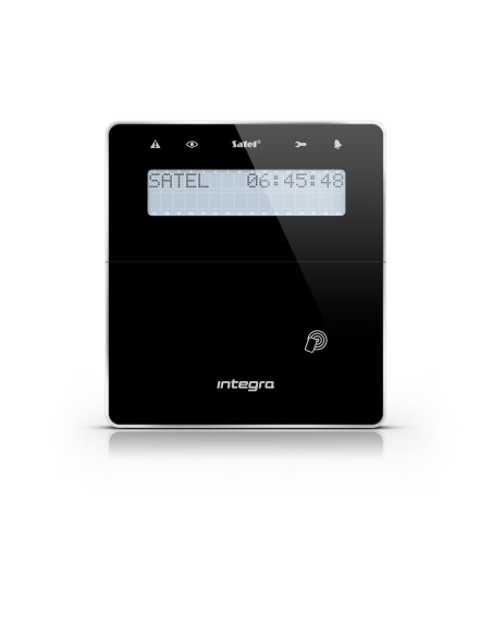SATEL INT-KWRL2-B - Bezprzewodowy manipulator LCD z czytnikiem zbliżeniowym (typ obudowy F, czarny)