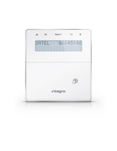 SATEL INT-KWRL2-W - Bezprzewodowy manipulator LCD z czytnikiem zbliżeniowym (typ obudowy F, biały)