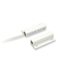 SATEL K-1 2E - Kontaktron boczny z 2 rezystorami 1,1kOhm w konfiguracji 2EOL/NC (biały)