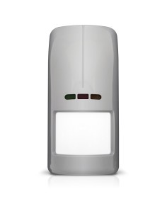 SATEL OPAL PLUS GY - Cyfrowa dualna czujka ruchu, zewnętrzna (kolor szary, wbudowany czujnik zmierzchu, regulacja czułości za po