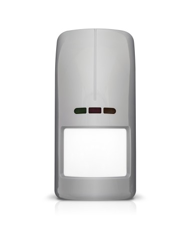 SATEL OPAL PLUS GY - Cyfrowa dualna czujka ruchu, zewnętrzna (kolor szary, wbudowany czujnik zmierzchu, regulacja czułości za po