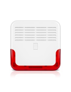 SATEL SD-6000 R - Sygnalizator zewnętrzny akustyczno-optyczny, GRADE 2, światło czerwone