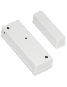 ALARMTECH CD 400-R - Detektor uderzeń z kontaktem magnetycznym, obudowa plastikowa, biała