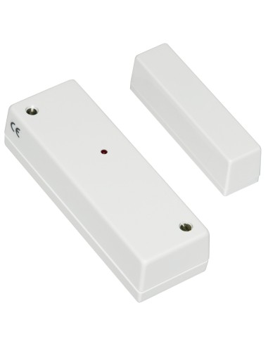 ALARMTECH CD 400-R - Detektor uderzeń z kontaktem magnetycznym, obudowa plastikowa, biała
