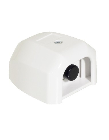 ALARMTECH HB 205-L - Mechaniczny przycisk alarmowy, działanie zatrzaskowe, sygn. alarmu diodą LED, biały