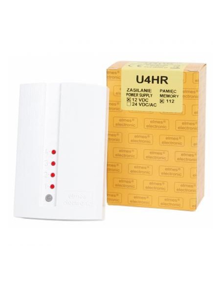ELMES U4HR - Odbiornik zasilanie 12V - pamięć, 112 pilotów, 4 kanały