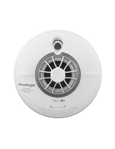 FireAngel HT-630-EUT - Czujnik ciepła THERMISTEK z wbudowaną baterią litową, komunikacja poprzez dodatkowy moduł: Wi-Safe2, Z-Wa