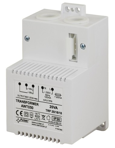 PULSAR AWT050 - Transformator TRP 20/16/18, IP30