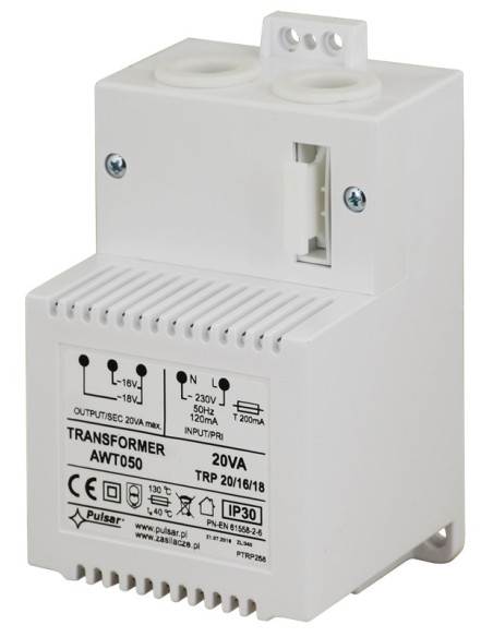 PULSAR AWT050 - Transformator TRP 20/16/18, IP30
