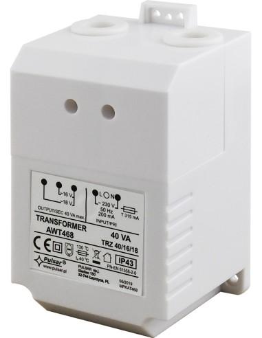 PULSAR AWT468 - Transformator TRZ 40/16/18, IP43