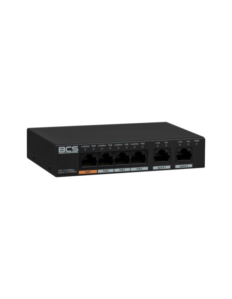 BCS-L-SP04G02G(2) - Switch 6 portowy Gigabit (PoE)