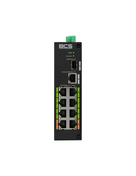 BCS-L-SP0801G-1SFP(2) - Switch 9 portowy (PoE)