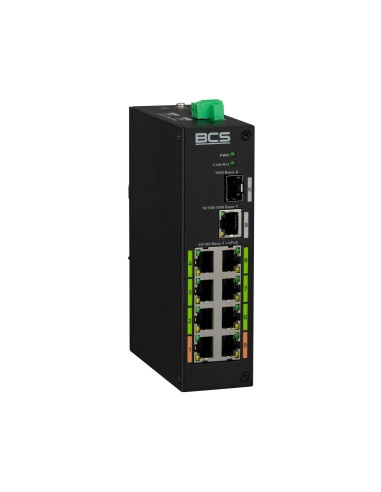 BCS-L-SP0801G-1SFP(2) - Switch 9 portowy (PoE)