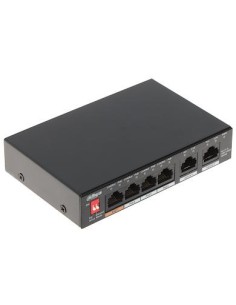 DAHUA PFS3006-4GT-60-V2 - Switch 6 portowy gigabitowy, 4x PoE, niezarządzalny