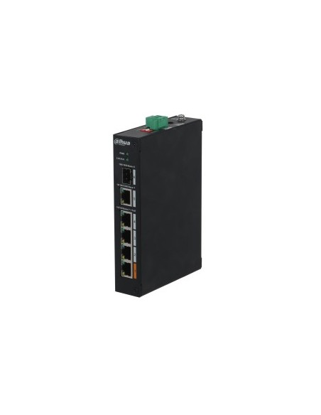 DAHUA PFS3106-4ET-60-V2 - Switch niezarządzalny 6-portowy gigabitowy, 4xHi-PoE, 1xRJ-45, 1xSFP