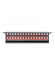 EWIMAR LHD-16R-PRO - Patchpanel porządkujący z zabezpieczeniem przeciwprzepięciowym (skrętka UTP lub przewód koncentryczny), AHD